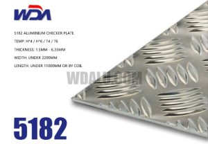 5182 Aluminium Checker Plate