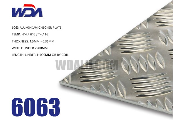 6063 Aluminium Checker Plate