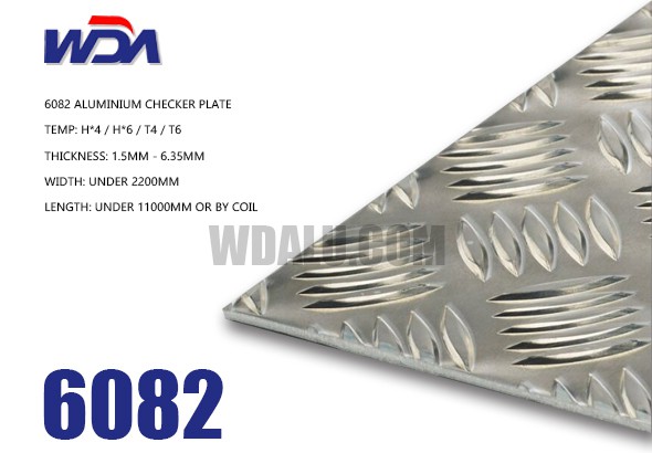 6082 Aluminium Checker Plates